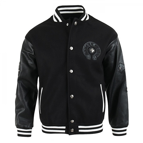 Chrome hearts 말발굽 크로스 바시티 자켓