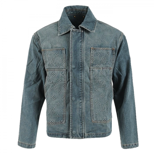 LOUIS VUITTON 불박 로고 청자켓