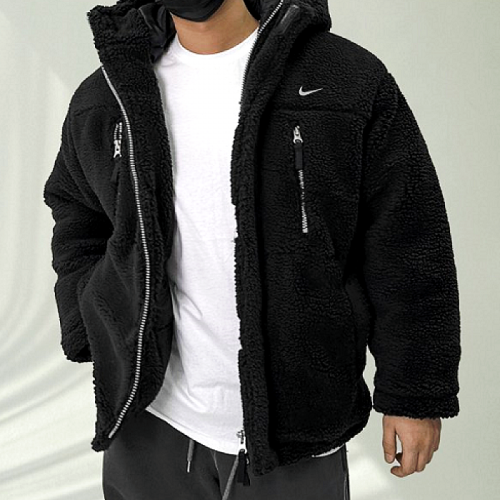 NIKE 헤비 빅덤블 후드 집업