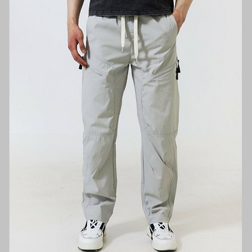 STONE ISLAND 지퍼 빅 포켓 카고 팬츠