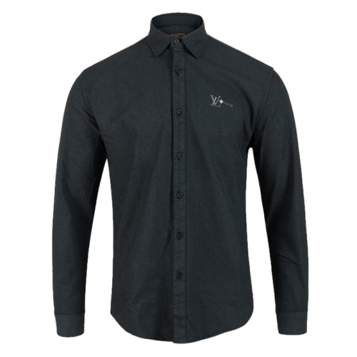 LOUIS VUITTON 모노자수 패턴 셔츠