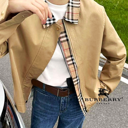 BURBERRY 데일리 체크 면자켓