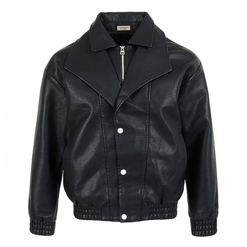 BURBERRY 더블 숄카라 레더자켓