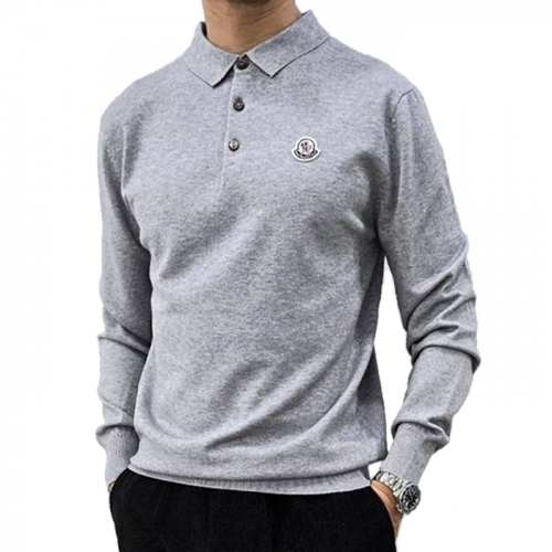 몽클레어 MONCLER 캐시 니트 카라긴팔