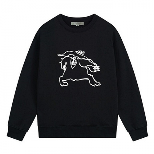 BURBERRY 심플 기사 나염 맨투맨