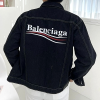 BALENCIAGA 웨이브 로고 데님자켓