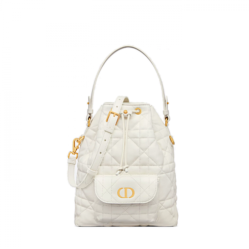Dior Caro 스몰 버킷백  - 라떼