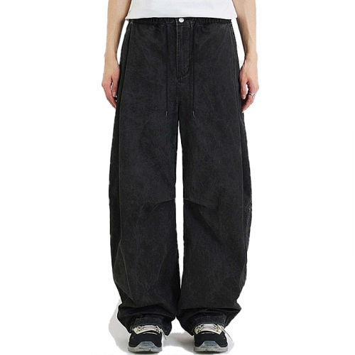 STONE ISLAND 코튼 워싱 벌룬 팬츠