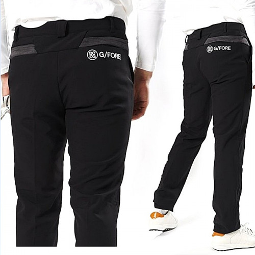 지포어 G/FORE 백포켓 로고 기모팬츠