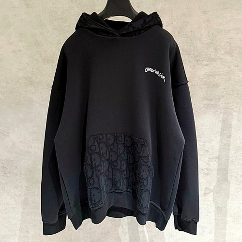 DIOR 레터링자수 오블리크 후드