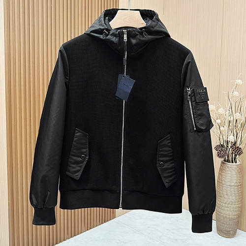 프라다 PRADA 패치 후드집업 자켓