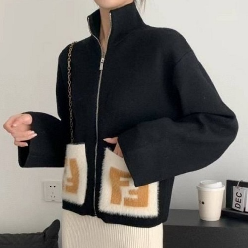 FENDI 로고 울 자켓 집업