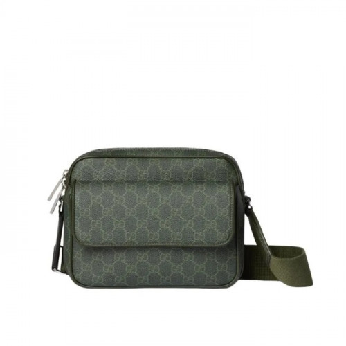 GG 모노그램 스몰 크로스백  -  그린