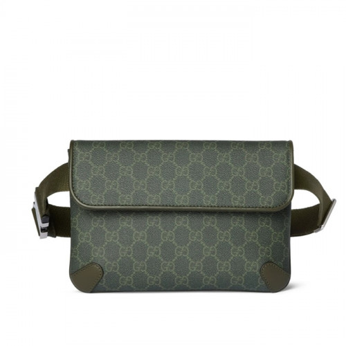 GG 모노그램 스몰 벨트백  -  그린