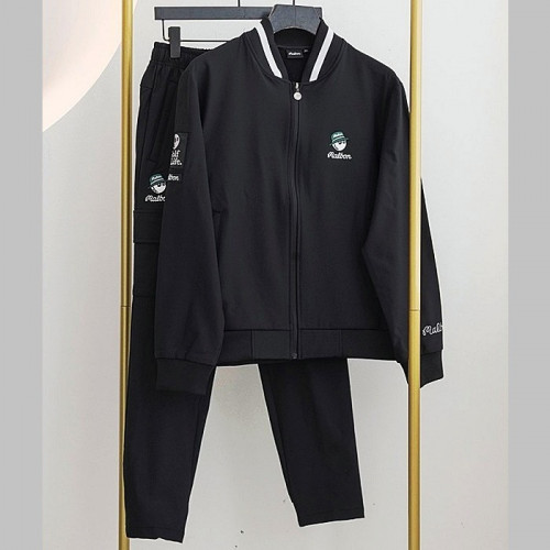 MALBON 블랙 스타디움 집업 트레이닝 SET