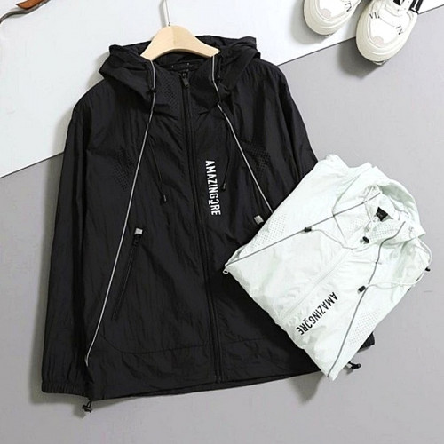 어메이징크리 AMAZING_CRE 라인 테크니컬 후드 자켓