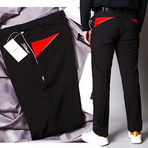 타이틀리*트 삼각배색 기모스판 팬츠