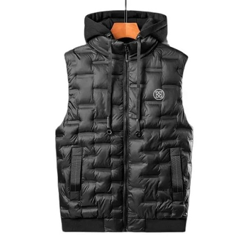 G/FORE 후드 블록 패딩조끼