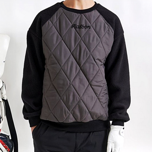 MALBON  후리스 배색 맨투맨