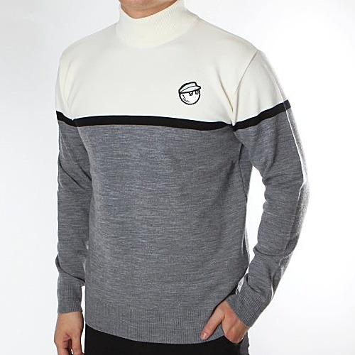 말본 MALBON 미들라인 배색 반폴라