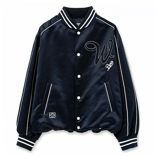 WOOYOUNGMI 파리스 패치드 바시티 자켓