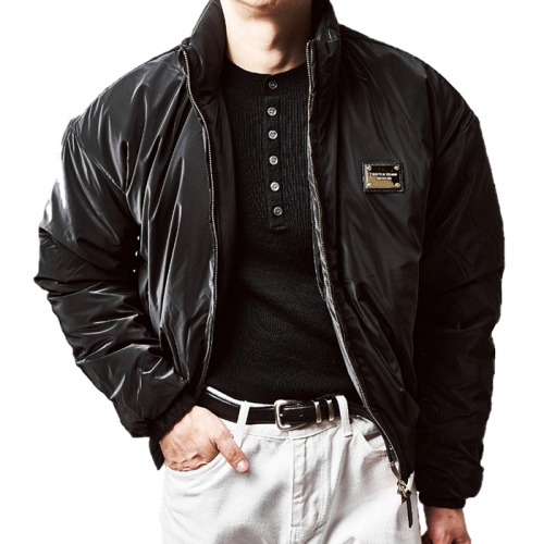 DOLCE & GABBANA 하이글로시 퀄팅 패딩