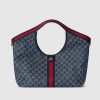 구찌 질리오 라지 토트백 - 블루