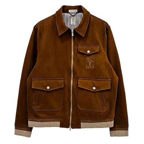 브루넬로 쿠치넬리 BRUNELLO CUCINELLI 크레스트 스웨이드 자켓