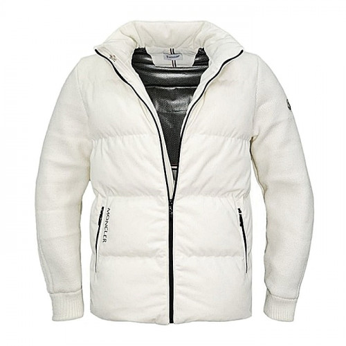 MONCLER 클래식 와팬 코듀로이 니트 히트텍 하이넥 패딩