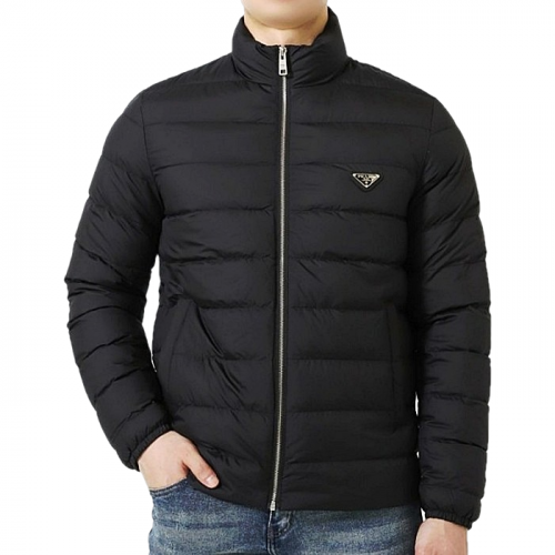 PRADA 리나일론 경량 숏 패딩