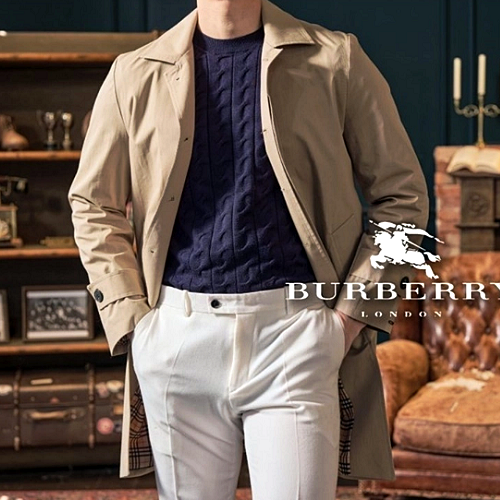 BURBERRY 개버딘 맥코트 - 베이지