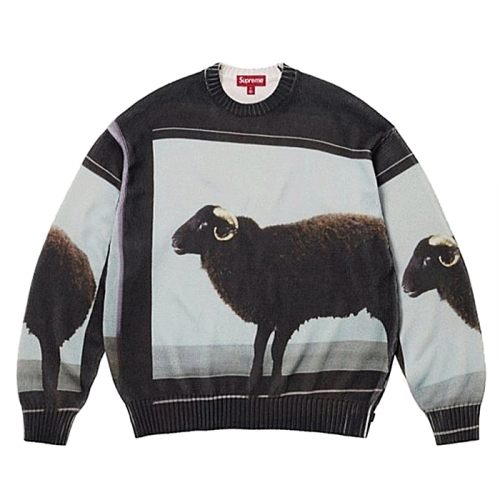 슈프림 SUPREME x HIRST 블랙고트 스웨터
