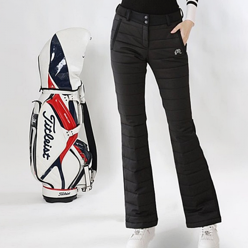 말본 MALBON 패딩 부츠컷 팬츠