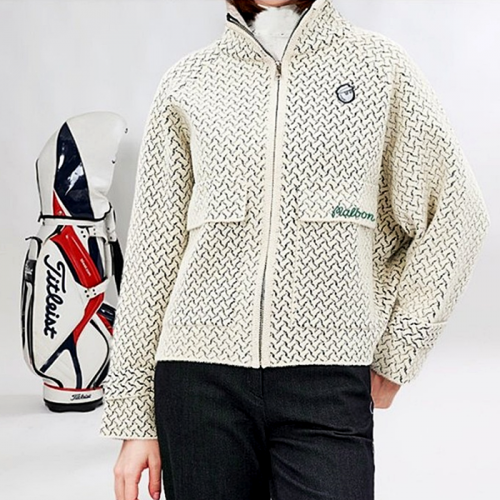 말본 MALBON 하이넥 투포켓 집업