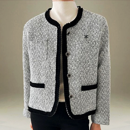 CELINE 트위드 포켓 자켓