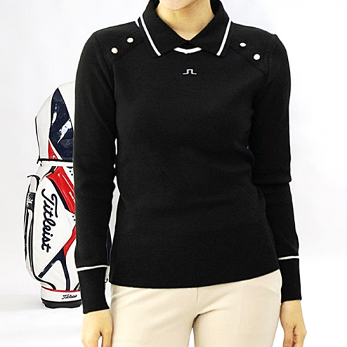 J.LINDEBERG 양버튼 히든카라 긴팔