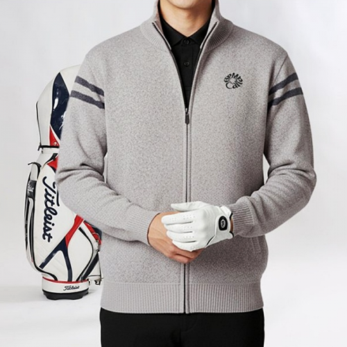 캘러웨이 CALLAWAY 양어깨 두줄 니트집업