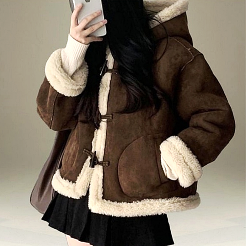 랄프로렌 polo ralphlauren 무스탕 더플 후드