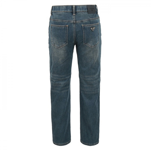 PRADA 융본딩 코듀로이 와이드 핀턱 팬츠