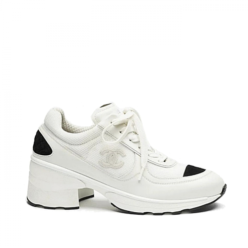 CHANEL CC로고 25 믹스드파이버 스니커즈