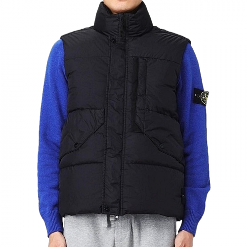 STONE ISLAND 크링클랩스 다운 패딩조끼