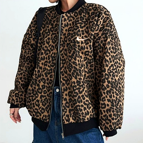 나이키 NIKE 레오파드 집업