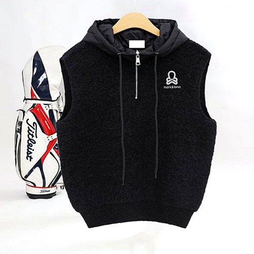 마크앤로나 MARK & LONA 배색 후드패딩