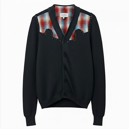 Maison Margiela 펜들턴 디스트 체크 가디건