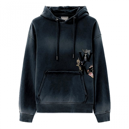 우영미 WOOYOUNGMI 이니셜 다이드 후디