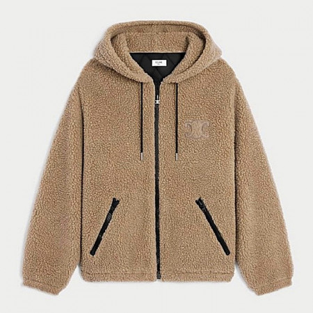 셀린느 CELINE 클래식 트리옹프 울후디드 자켓