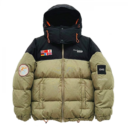 READYMADE 플래그 패치드 다운자켓