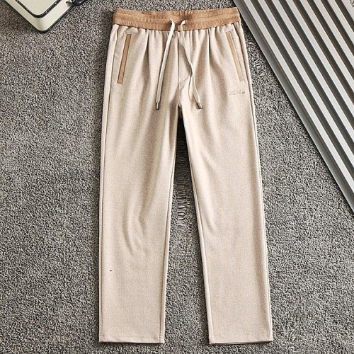 Loro Piana 포켓와펜 자수로고 밴딩 양모 슬렉스