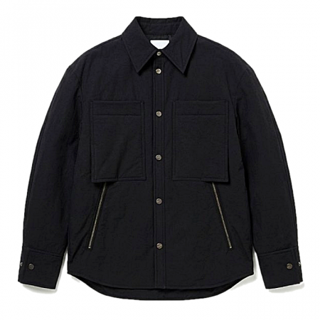 WOOYOUNGMI 빅포켓 패디드 셔츠자켓 - 블랙