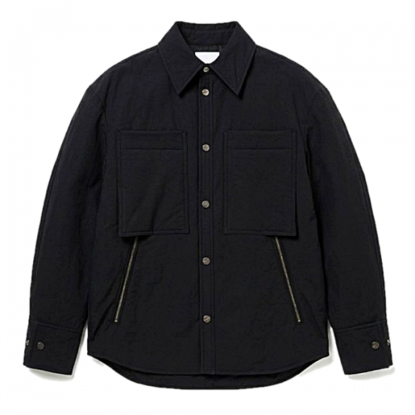 WOOYOUNGMI 빅포켓 패디드 셔츠자켓 - 블랙